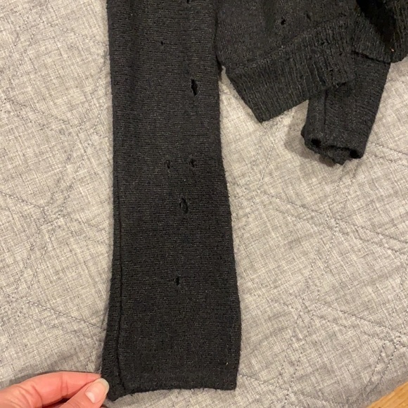 Express Distressed Oversized Holey Cardigan EUC - Picture 15 of 15